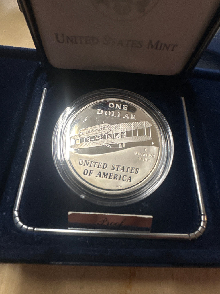 2003 First Flight Silver dollar
