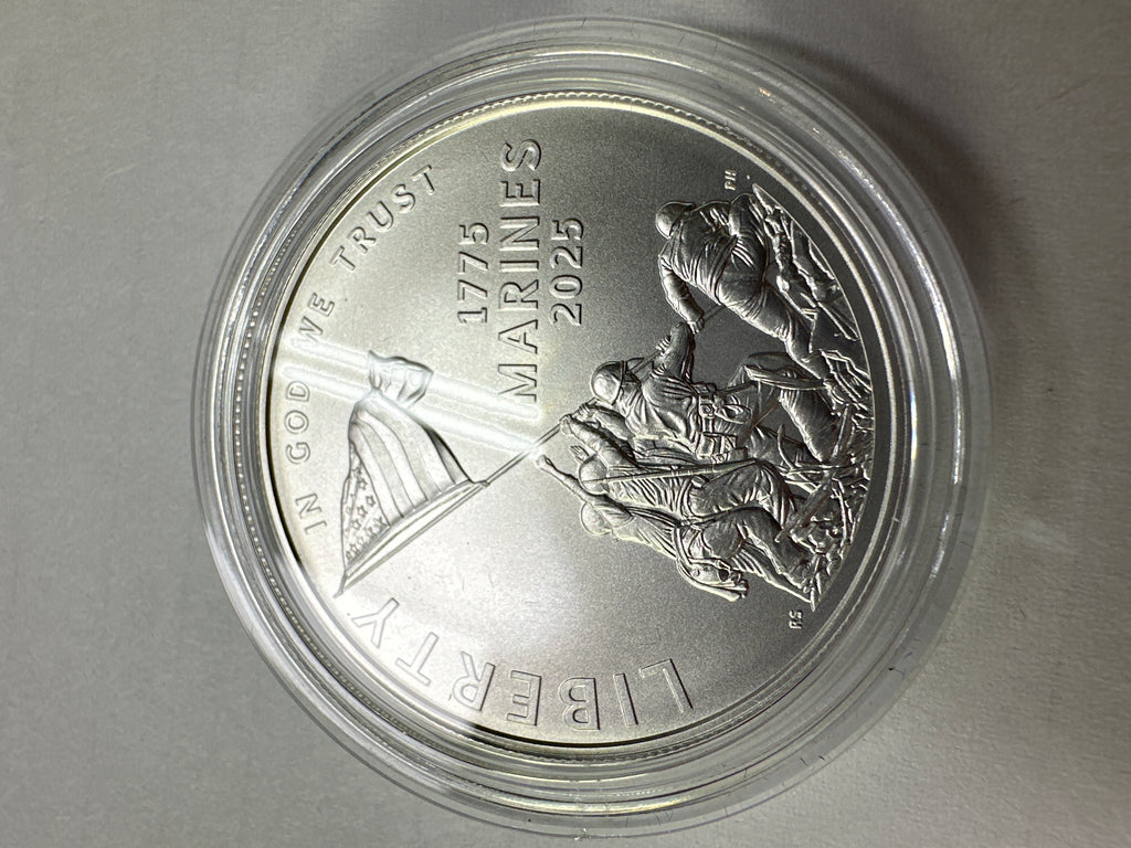 2025 USMC 250th Anniversary Commemorative Silver Dollar