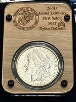 Morgan Silver Dollar with Custom Engraving
