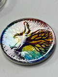 Colorized Silver Eagle