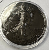 Colorized Silver Eagle