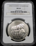 Commemorative Silver Dollars - 1994 Women In Service Commemorative Silver Dollar
