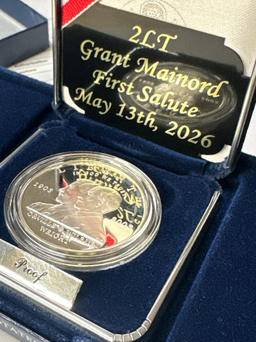 Silver Dollars w/ Personalizable Mint Box