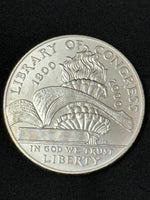 2000 Library of Congress commemorative silver dollar A58