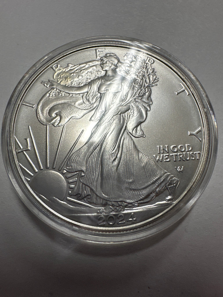A4 2024 Army Colorized Silver Eagle