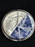 2022 Colorized Silver Eagle