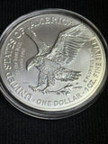 2023 Colorized Silver Eagle w/engraving