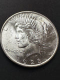 1923 Peace Silver dollar A31