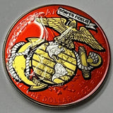 USMC Colorized Silver Eagle