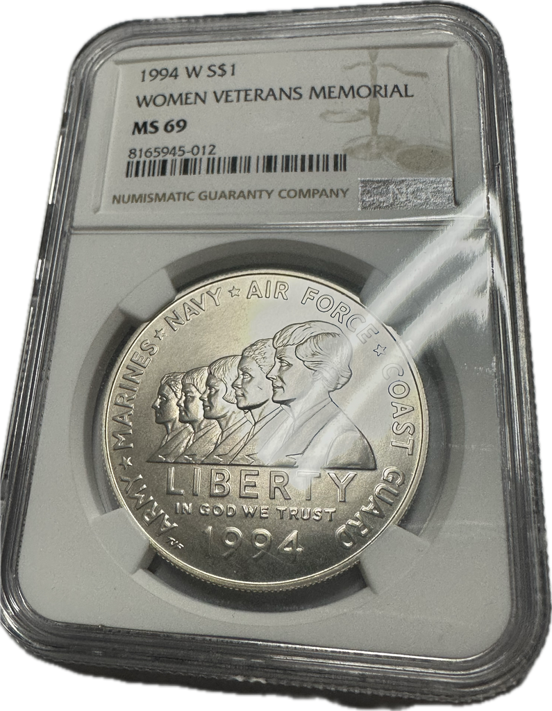 1994 Women Veterans Commemorative Silver Dollar