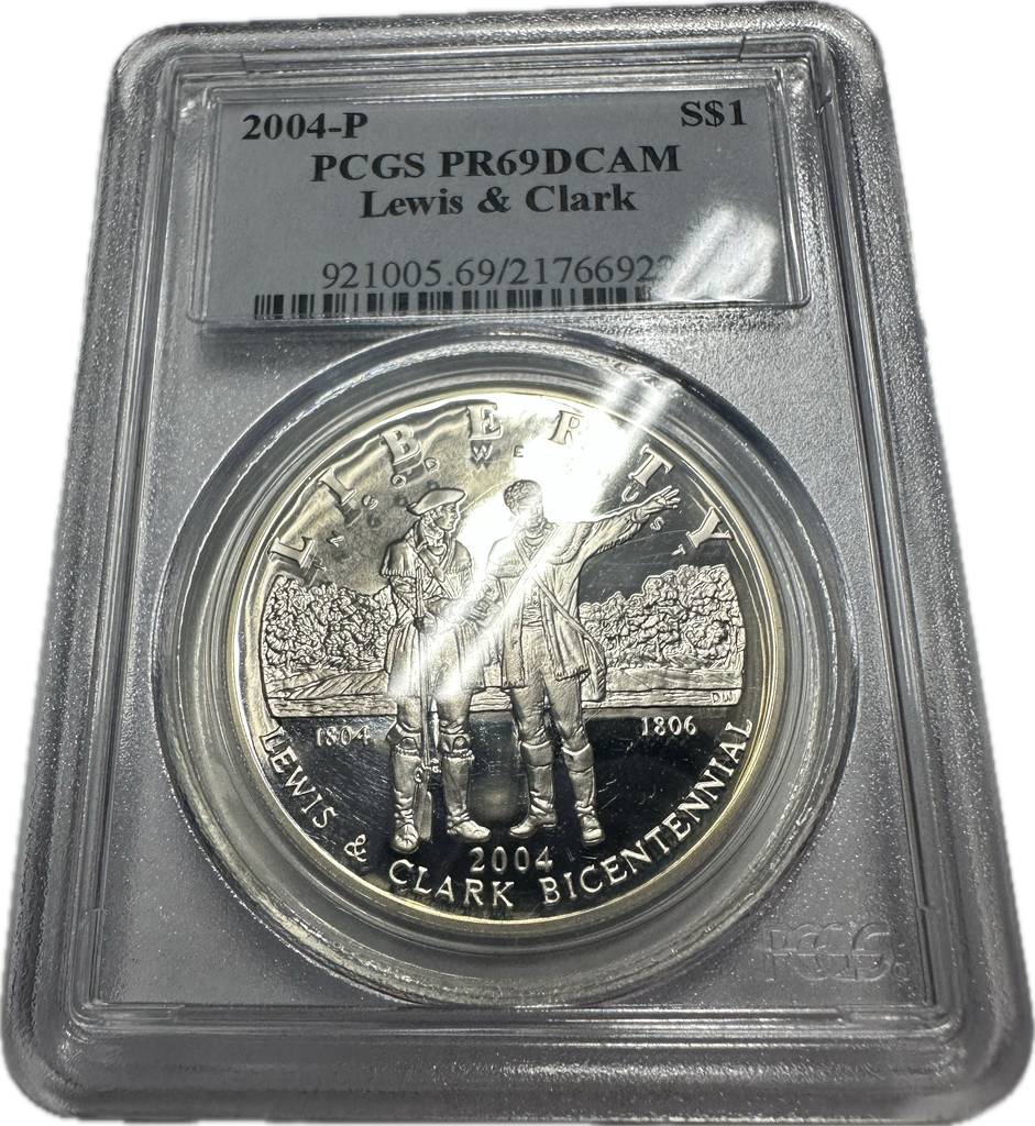 2004 Lewis & Clark Commemorative Silver Dollar