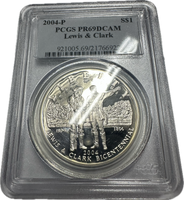 2004 Lewis & Clark Commemorative Silver Dollar