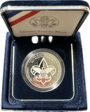 2010 Boy Scouts of America silver dollar w/Personalization