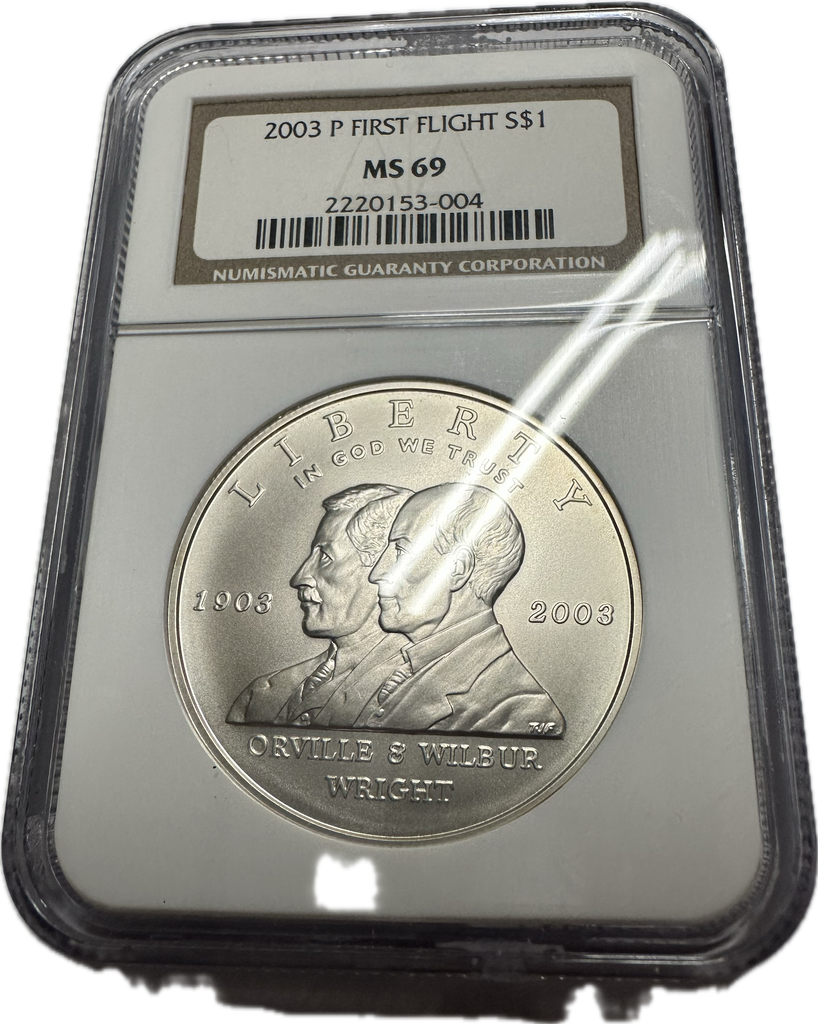 2003 First Flight Commemorative Silver Dollar