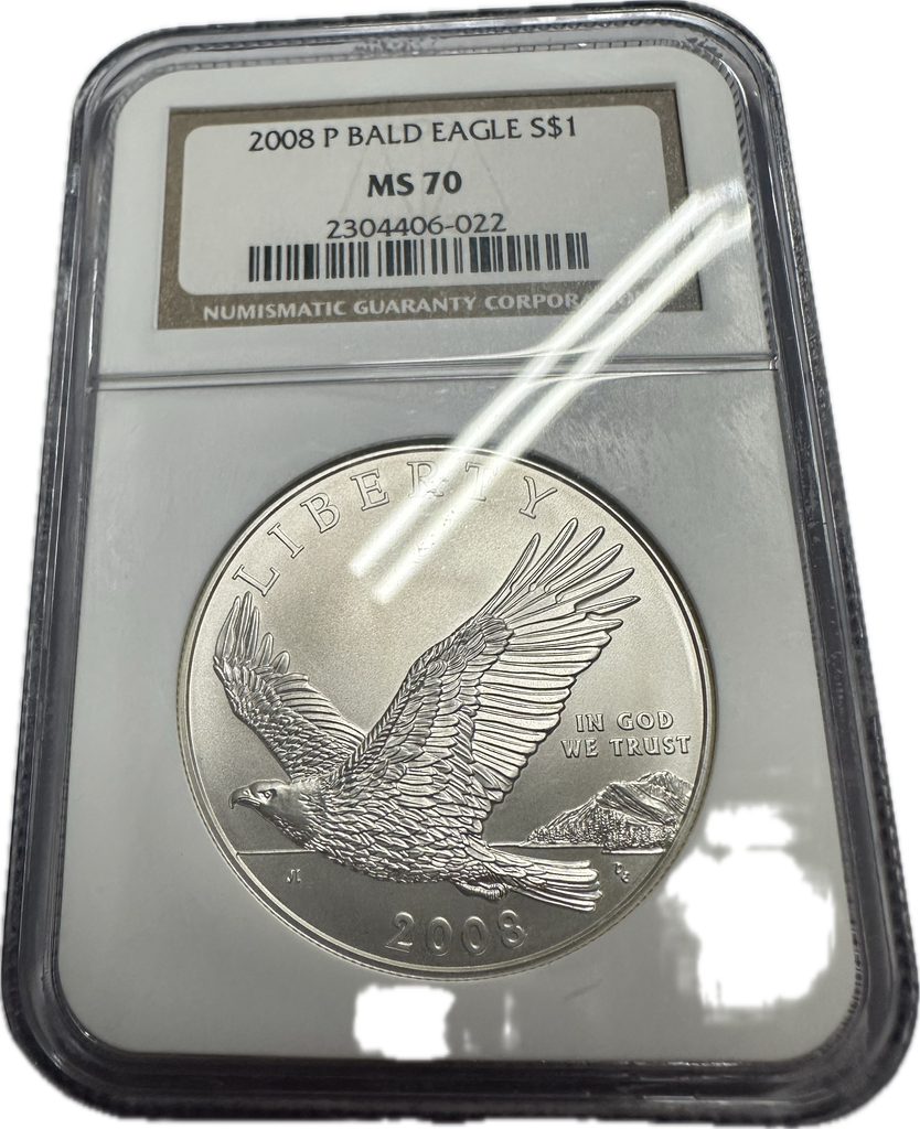 2008 Bald Eagle Silver Dollar