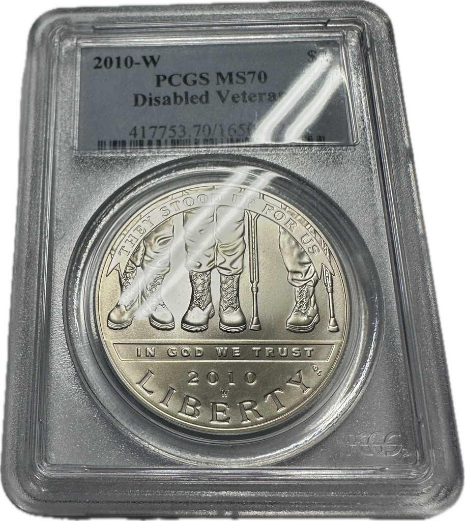 2010 Disabled Veterans Silver Dollar