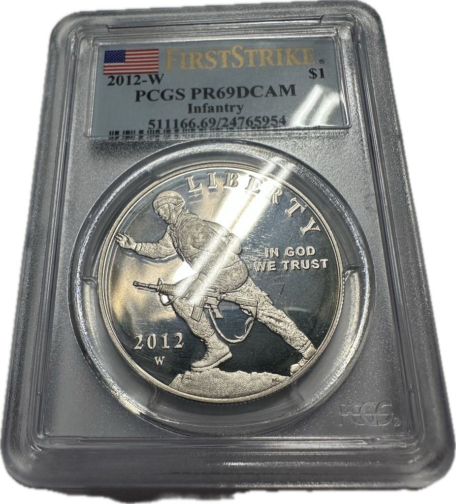 2012 Infantry Soldier Commemorative Silver Dollar