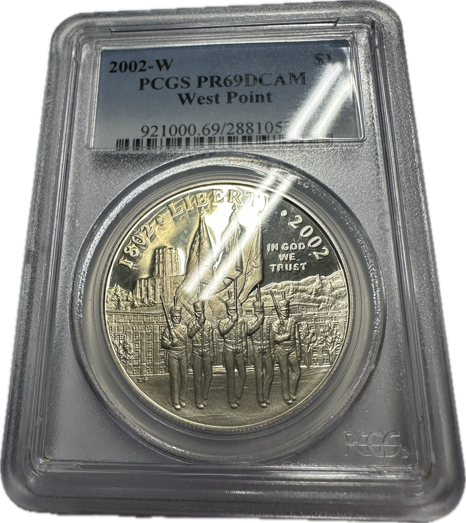 2002 USMA Commemorative Silver Dollar