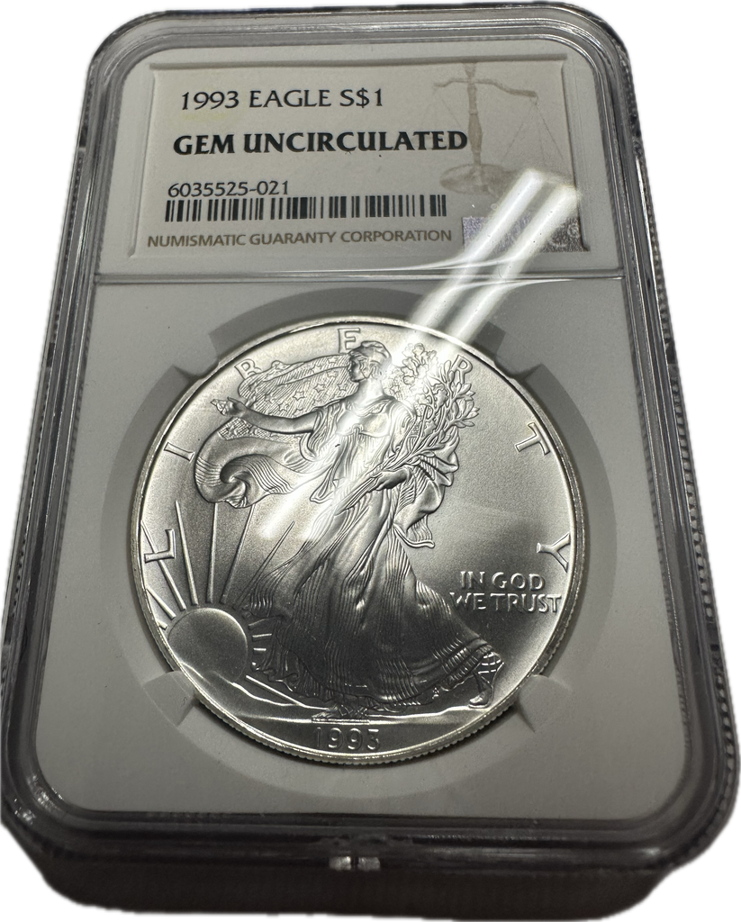 1993 American Silver Eagle Silver Dollar