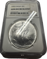 1993 American Silver Eagle Silver Dollar