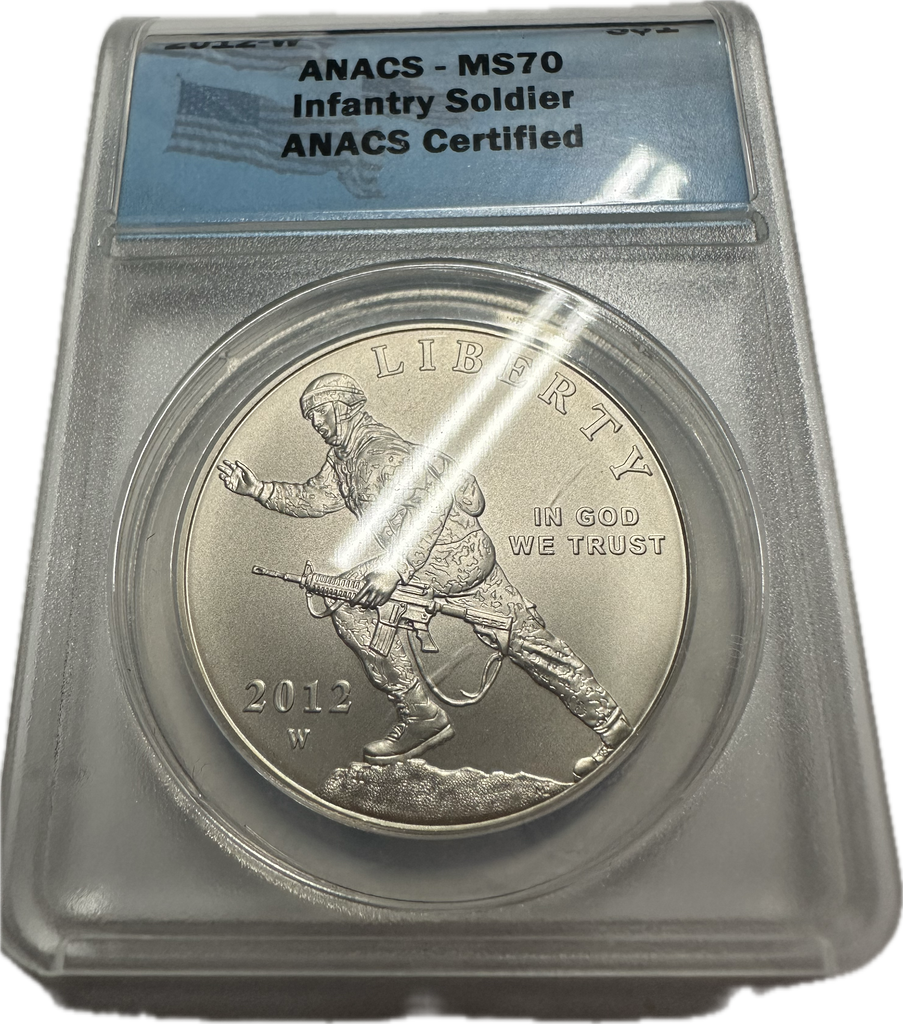 2012 Infantry Soldier Commemorative Silver Dollar