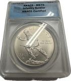 2012 Infantry Soldier Commemorative Silver Dollar