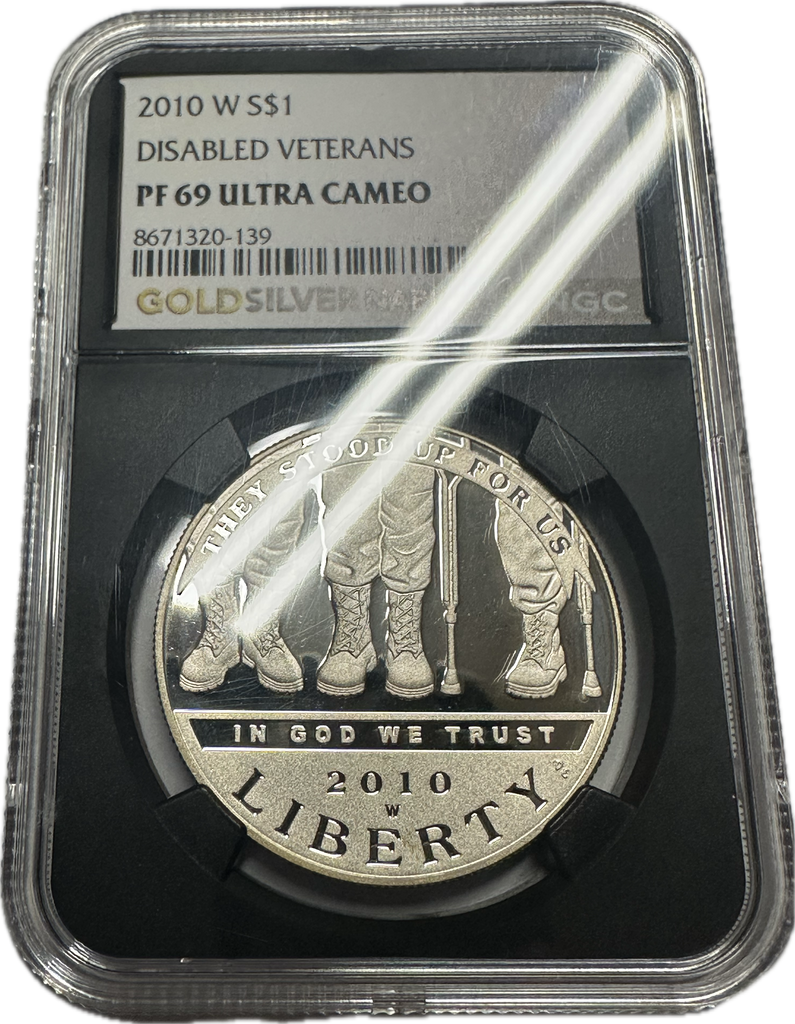 2010 Disabled Veterans Silver Dollar