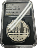 2010 Disabled Veterans Silver Dollar