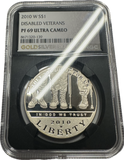 2010 Disabled Veterans Silver Dollar