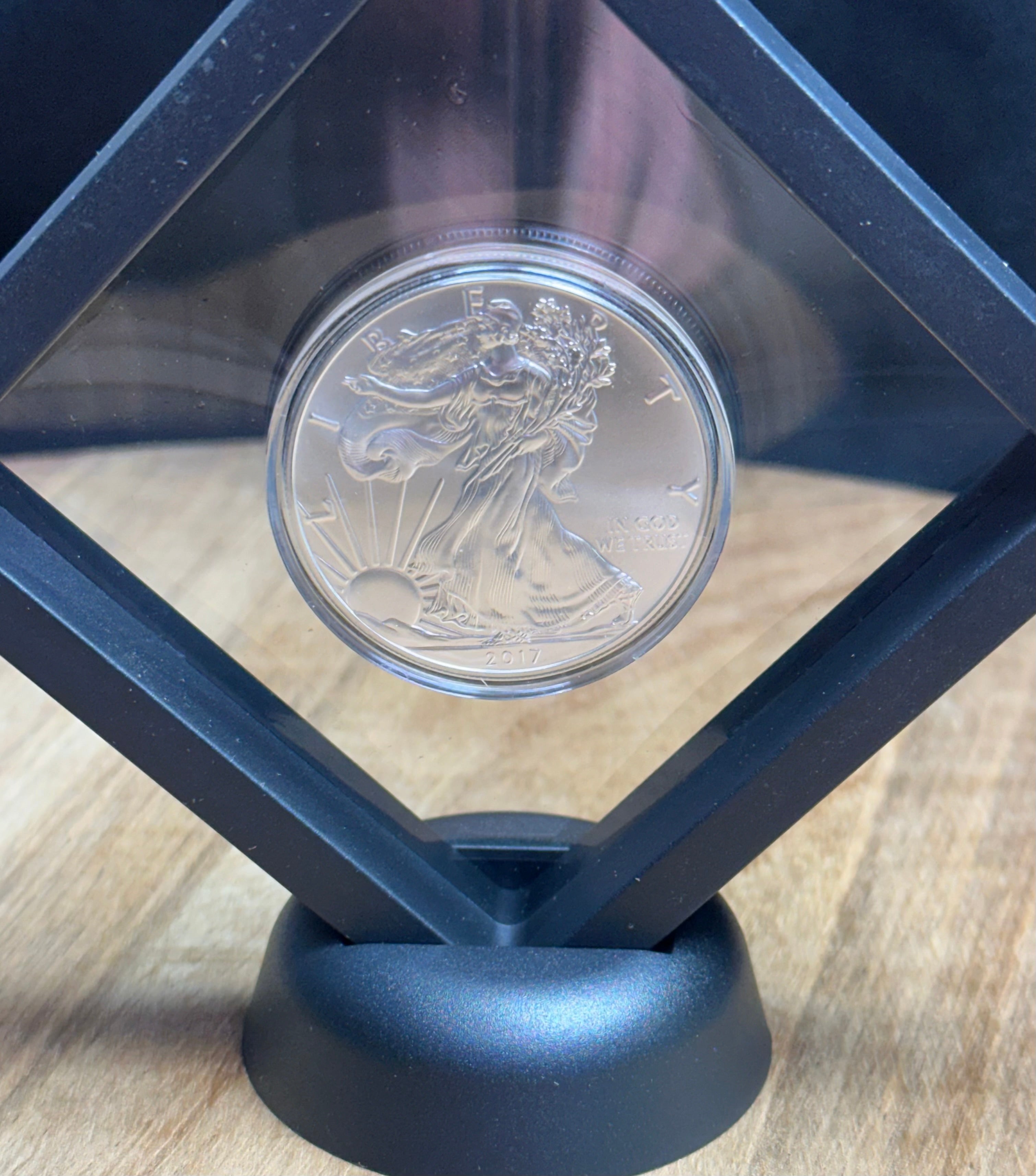 Floating Coin Frame | First Salute