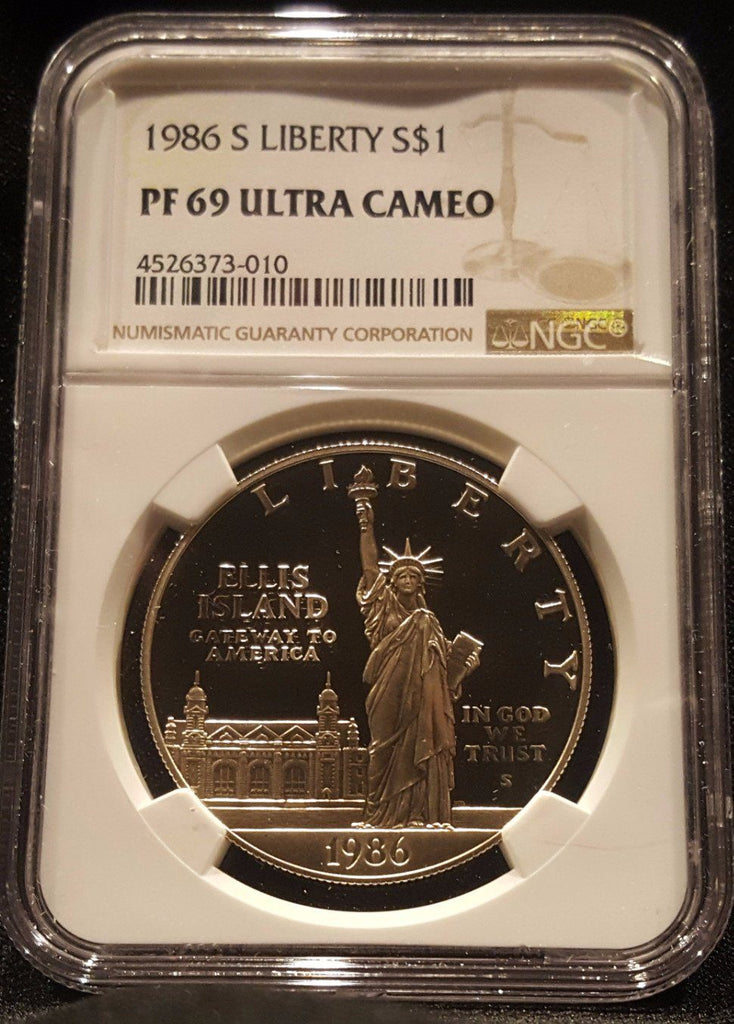 Commemorative Silver Dollars - 1986 Statue Of Liberty Centennial Proof Commemorative Silver Dollar