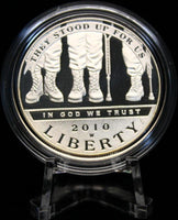 Commemorative Silver Dollars - 2010 American Veterans Disabled For Life Silver Dollar