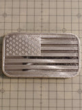 Custom Engraved Flag Bar 1oz .999 Fine Silver