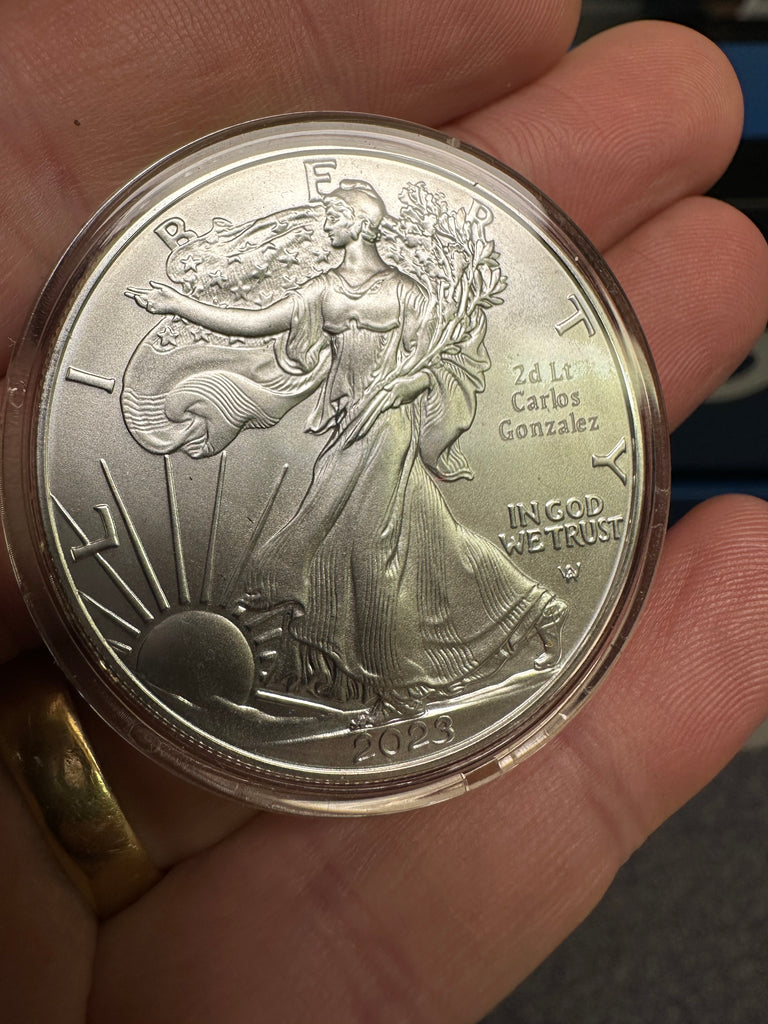 Direct to Coin Engraved 2023 Silver Eagle