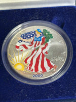 2000 Colorized American Silver Eagle A48