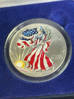 1999 Colorized American Silver Eagle A49