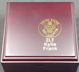 Premium Display Case +Insignia, Rank And Name
